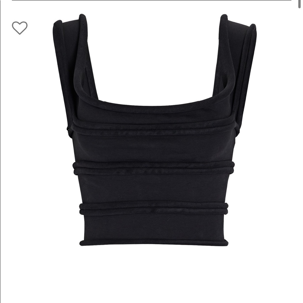 Alexander Wang Cincher Cropped Tank Top